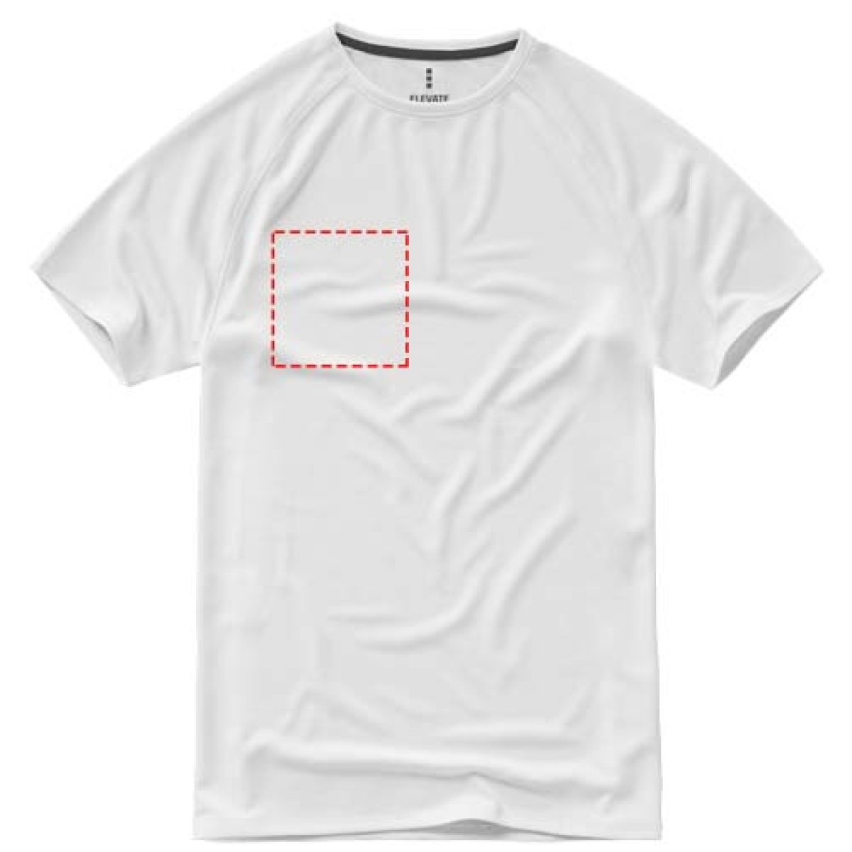 Elevate Naigara sportshirt - heren - polyester - 145 g/m2 - rechter borst