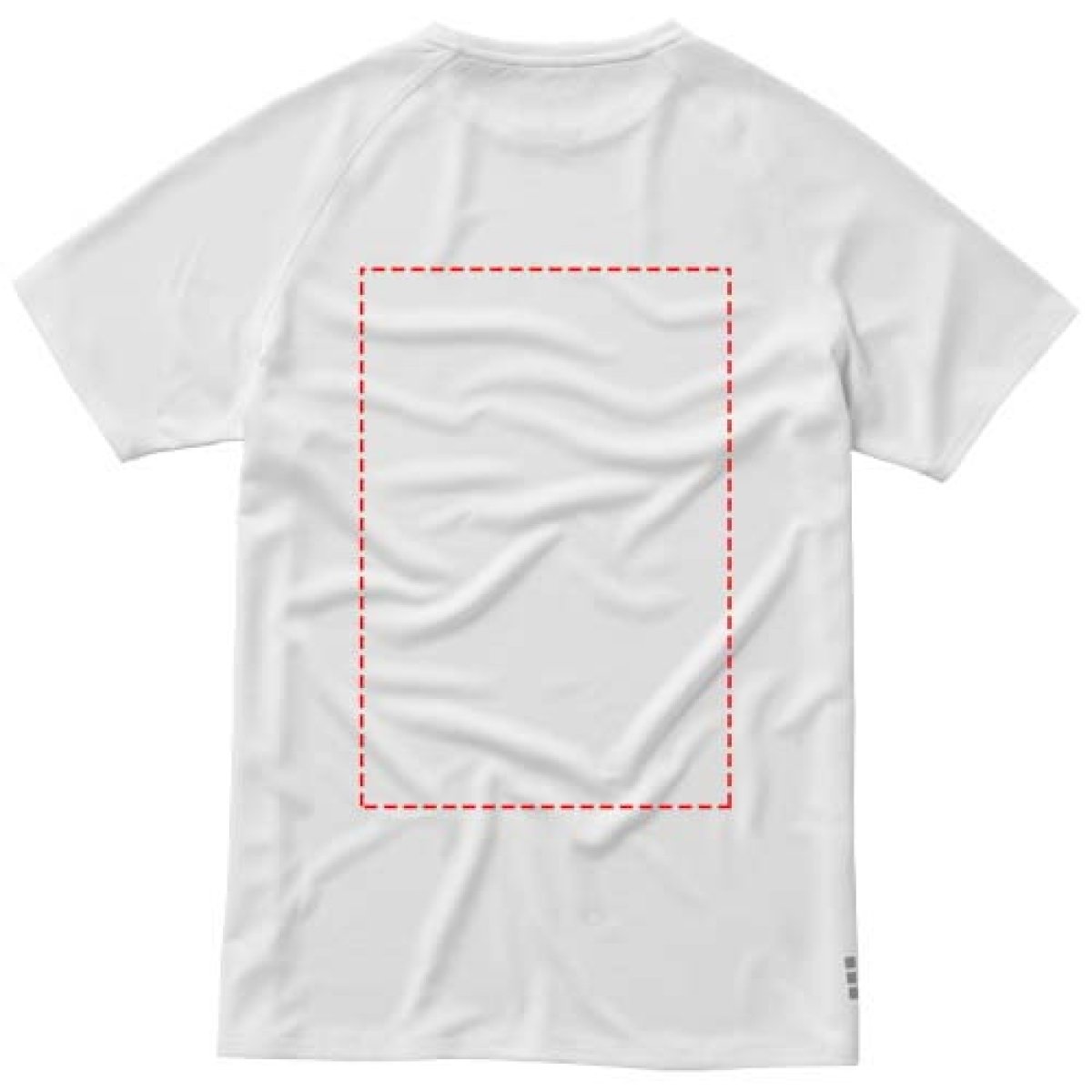 Elevate Naigara sportshirt - heren - polyester - 145 g/m2 - impact hoog op de achterzijde