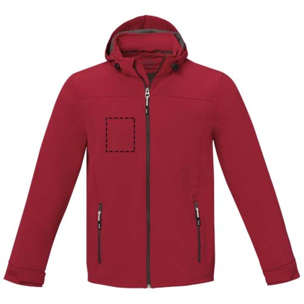 Elevate Langley softshell jas - heren - polyester - 300 g/m2 - waterafstotend - rechter borst