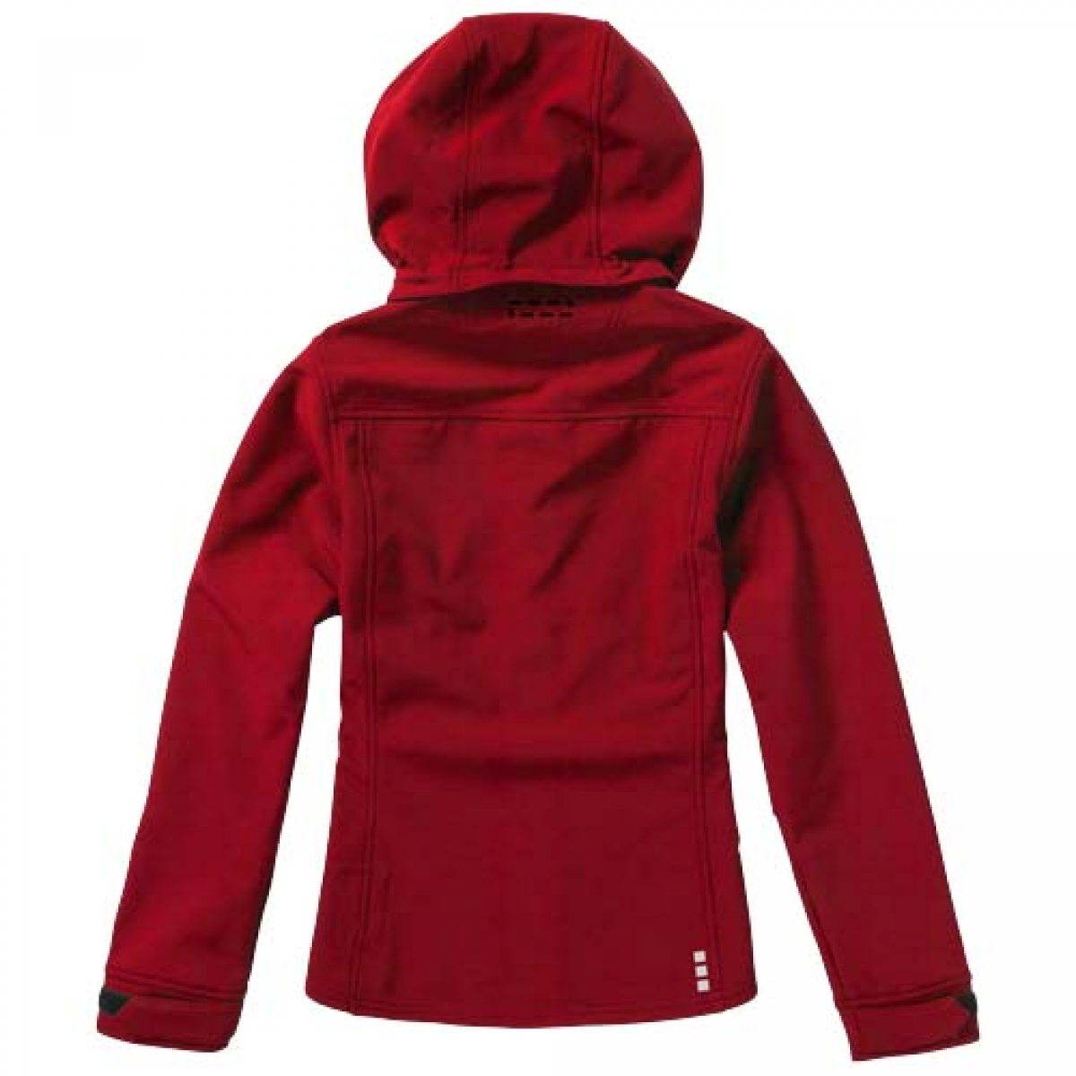 Elevate Langley softshell jas - dames - polyester - 300 g/m2 - waterafstotend - Hoog op de achterzijde