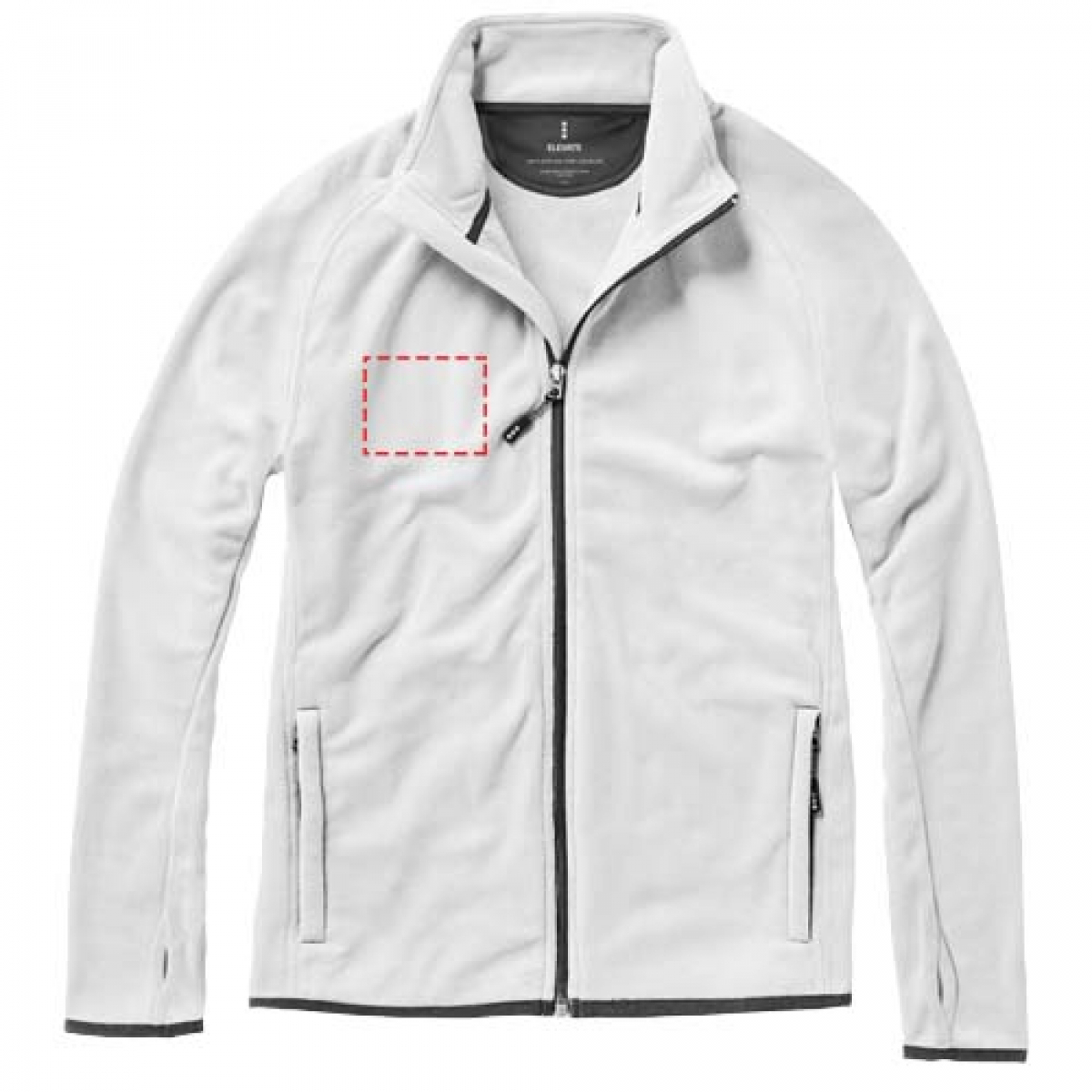 Brossard fleece jacket - heren - polyester - 190 g/m² - rechter borst Brossard fleece jacket - heren - polyester - 190 g/m² - rechter borst
