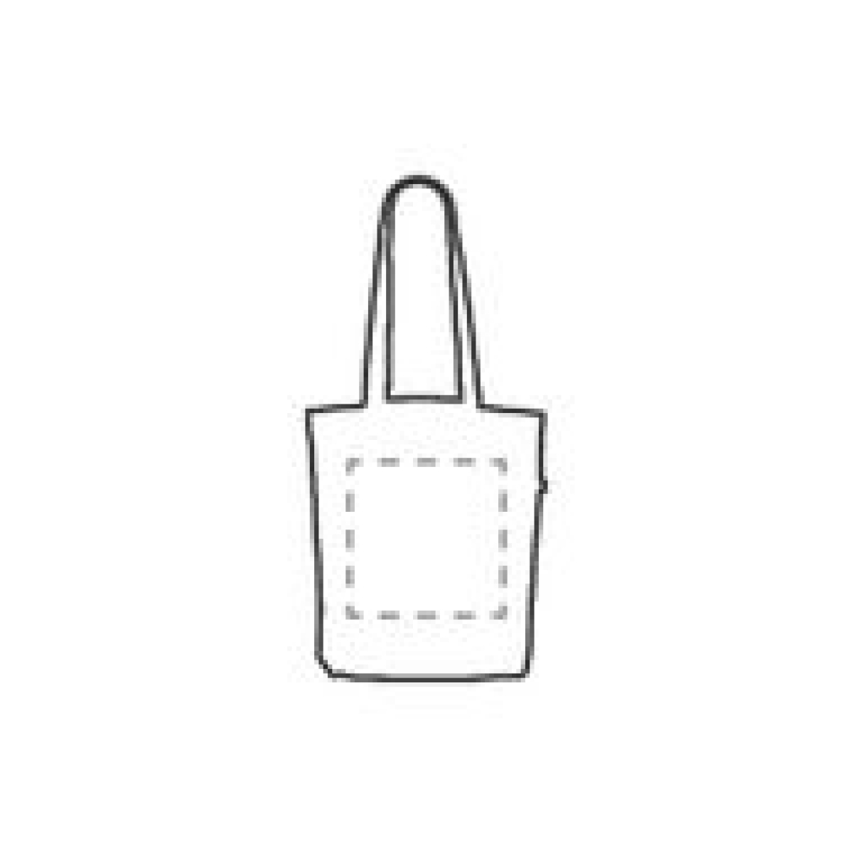 Natural winkeltas - recycled canvas - 260g/m² - 38 x 40 x 10 cm - ecru - lange hengsels  - op 1e zijde Natural winkeltas - recycled canvas - 260g/m² - 38 x 40 x 10 cm - ecru - lange hengsels  - op 1e zijde