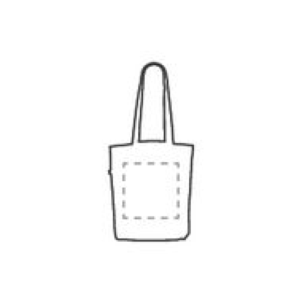 Natural winkeltas - recycled canvas - 260g/m² - 38 x 40 x 10 cm - ecru - lange hengsels  - op 2e zijde Natural winkeltas - recycled canvas - 260g/m² - 38 x 40 x 10 cm - ecru - lange hengsels  - op 2e zijde