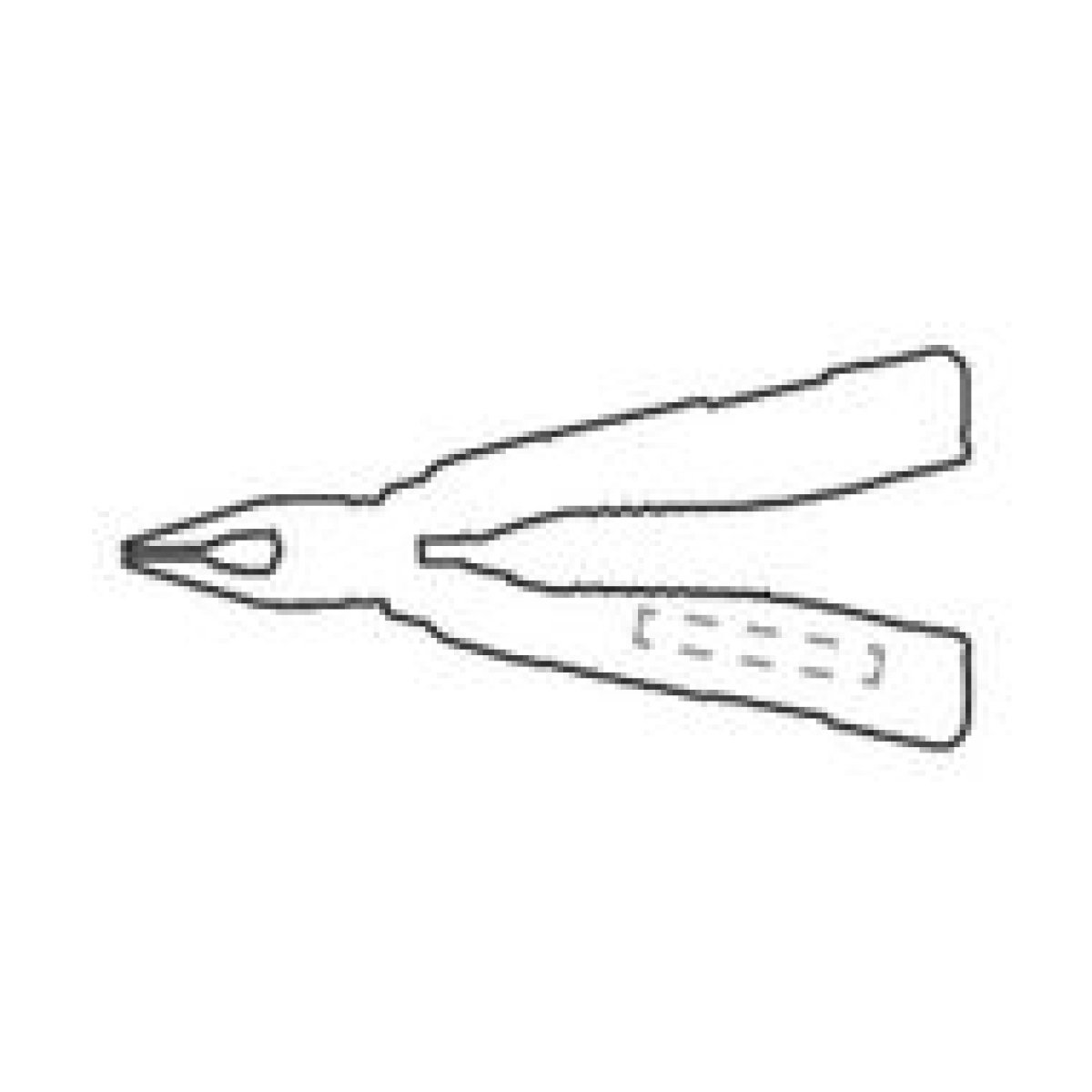 MicroTool multitang - op 2e zijde, 2e handgreep