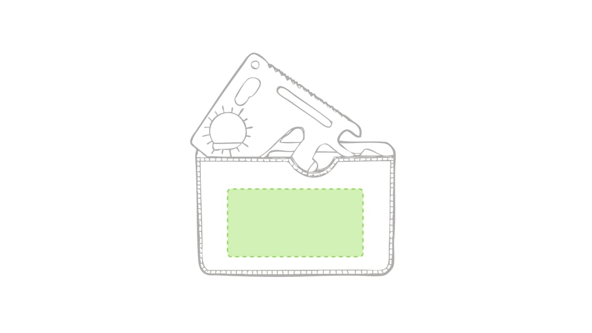 Multitool Wicax - Op het opbergzakje