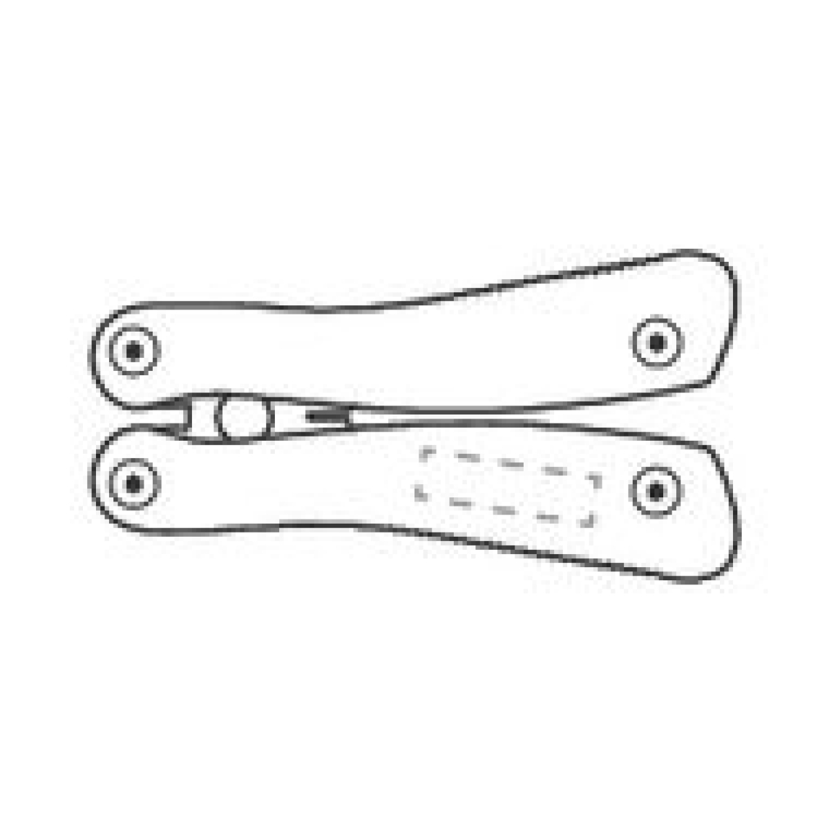 Beechwood multitool multitang - RVS en hout - 9-delig - 11 functies - in doosje - op 2e handgreep 1e zijde