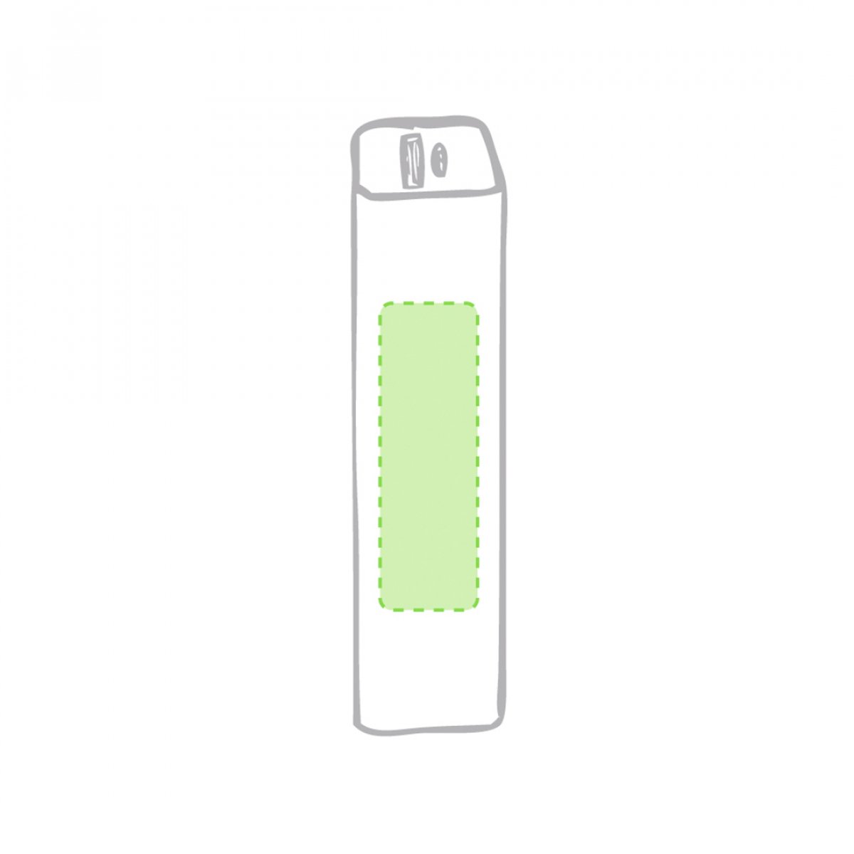 Thazer powerbank - 2.200mAh - klein ontwerp - Op de powerbank , op de zijde Thazer powerbank - 2.200mAh - klein ontwerp - Op de powerbank , op de zijde