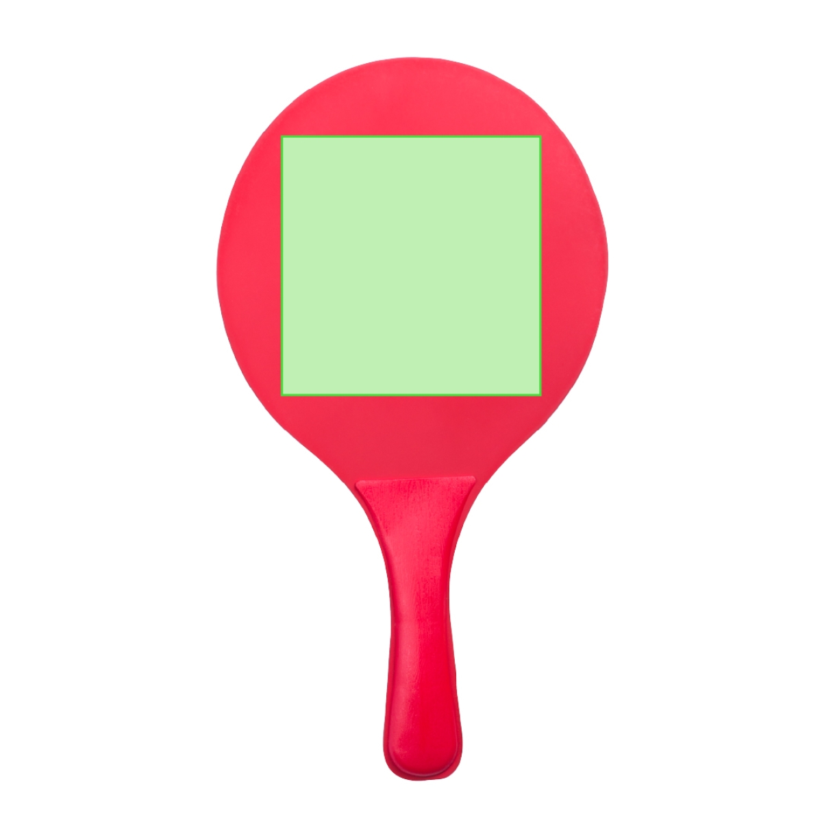 Faluk gekleurd strandtennisspel - hout - versterkt handvat - Schop 2