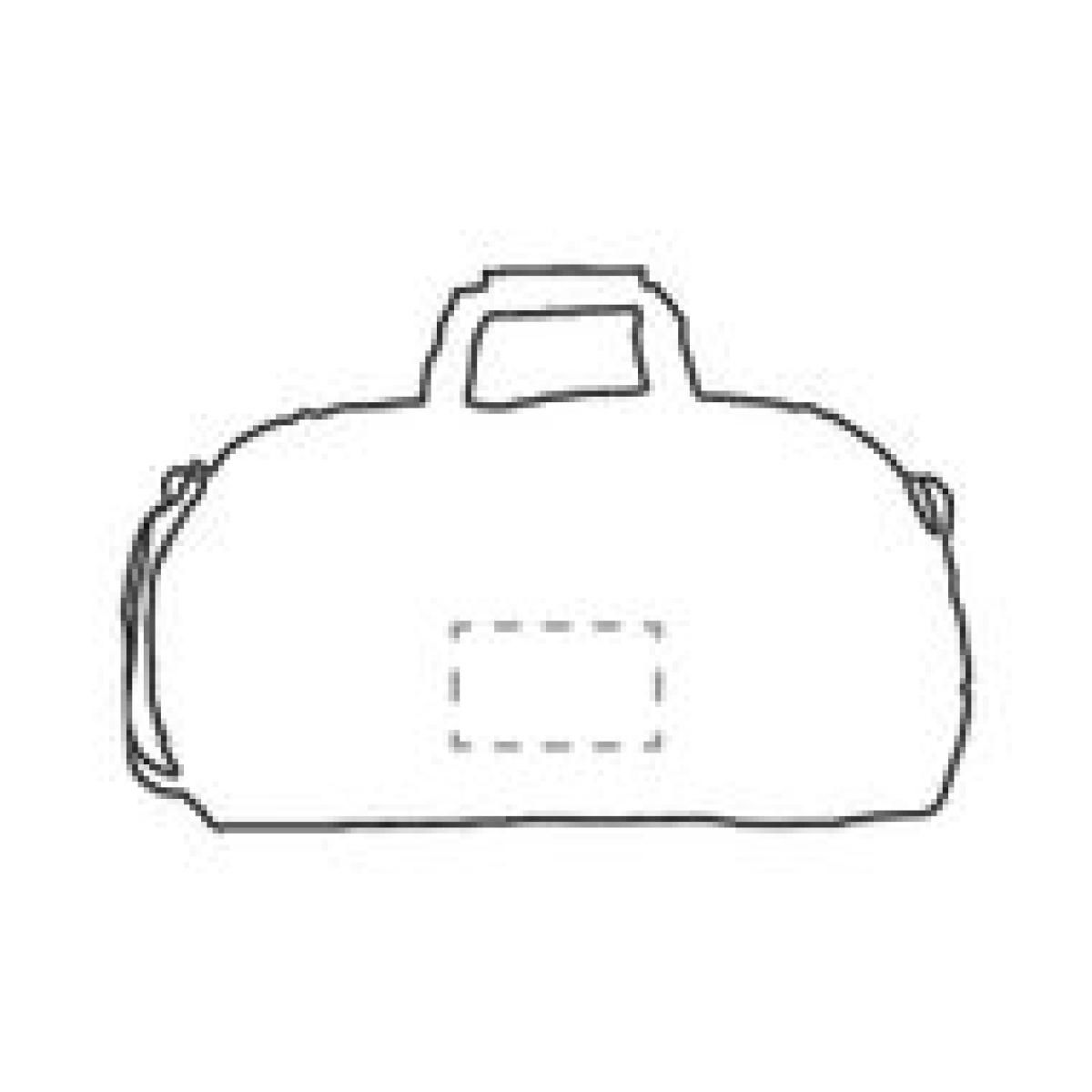 Duffle sporttas - 22L - polyester - 600D - gaasvak - verstelbare schouderband - op voorzijde zak