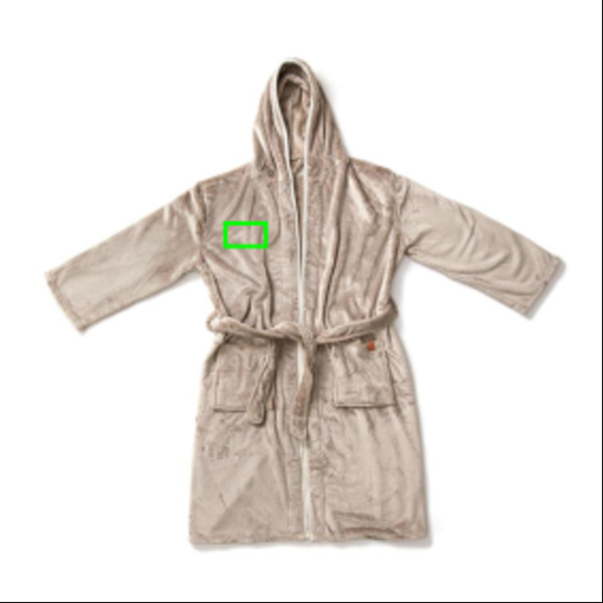 VINGA Louis badjas - S/M - rPET - 350 g/m² - grote capuchon - 2 zakken - Borst rechterzijde VINGA Louis badjas - S/M - rPET - 350 g/m² - grote capuchon - 2 zakken - Borst rechterzijde