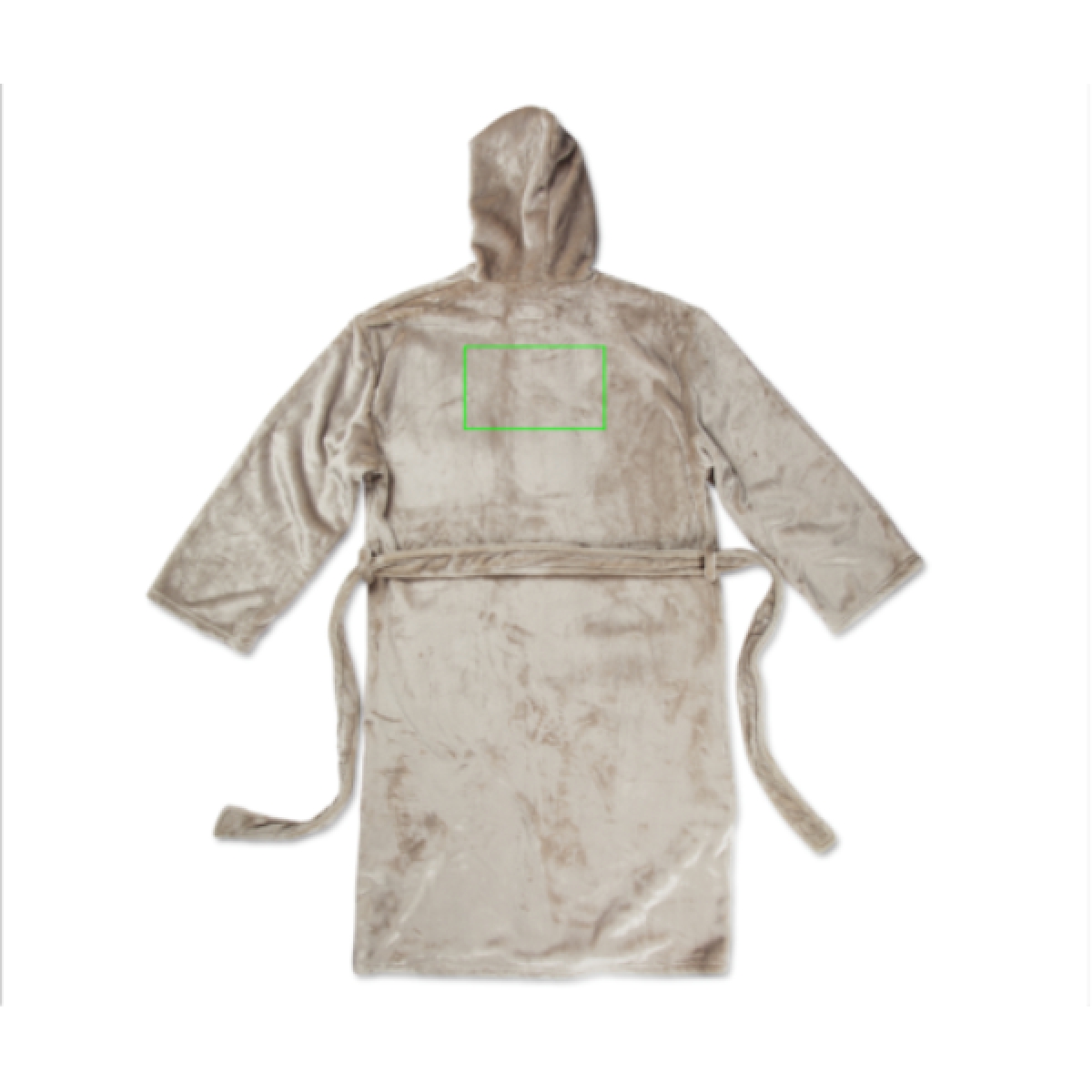 VINGA Louis badjas - S/M - rPET - 350 g/m² - grote capuchon - 2 zakken - Artikel achterzijde VINGA Louis badjas - S/M - rPET - 350 g/m² - grote capuchon - 2 zakken - Artikel achterzijde