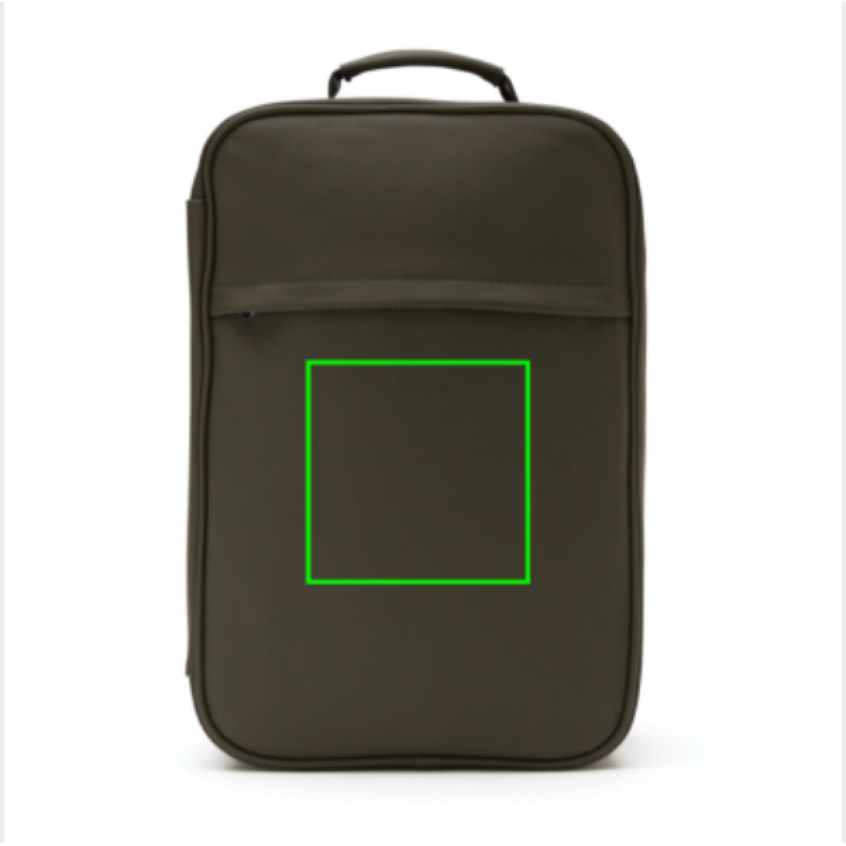 VINGA Baltimore reisrugzak - 17,4L - PU leer - waterafstotend - met laptopvak - Artikel voorzijde onder