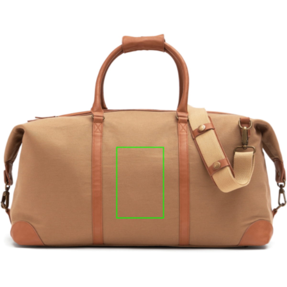 VINGA Sloane weekendtas - 43L - rPET polyester - verstelbare schouderriem - Artikel achterzijde