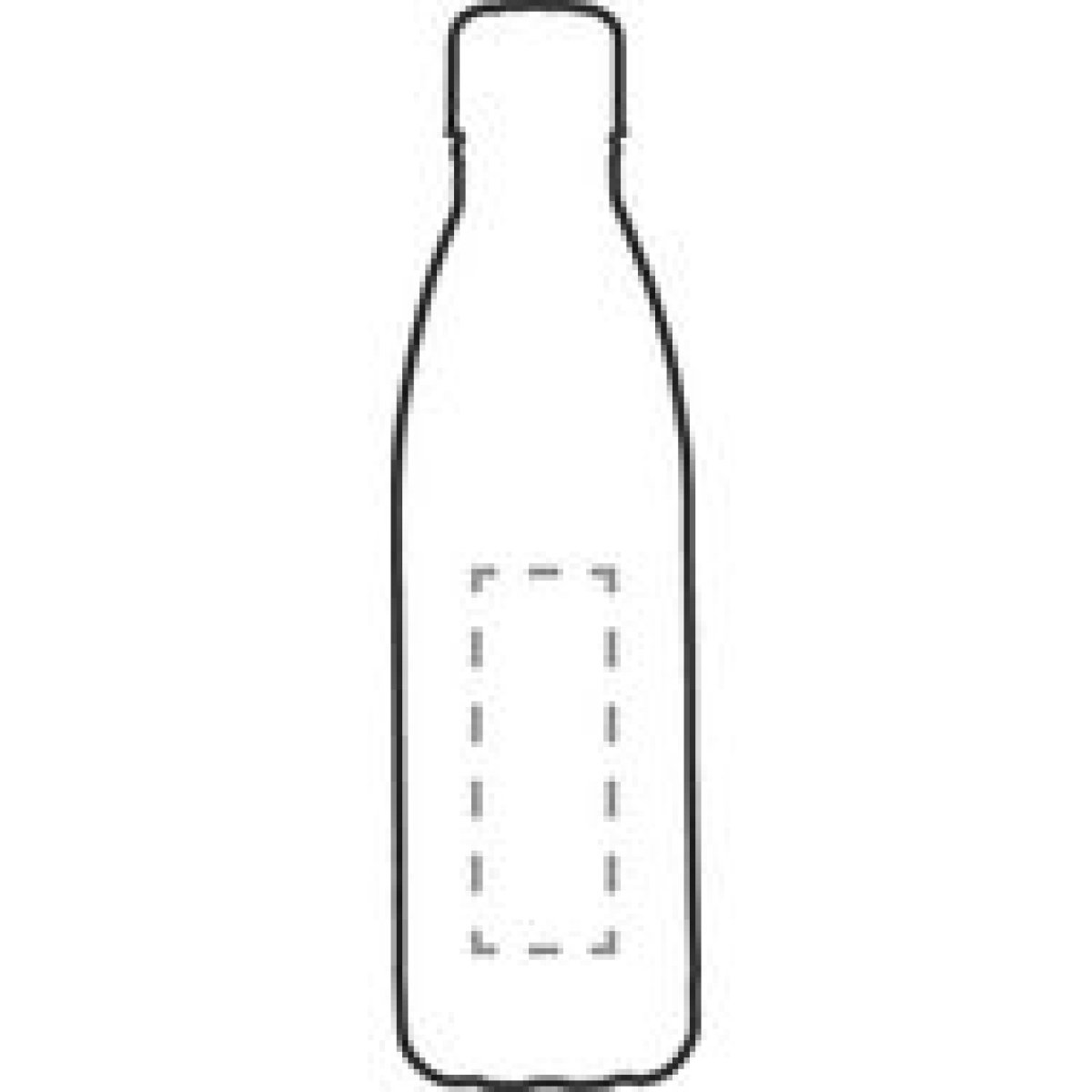 Topflask 500 ml drinkfles - op voorzijde Topflask 500 ml drinkfles - op voorzijde