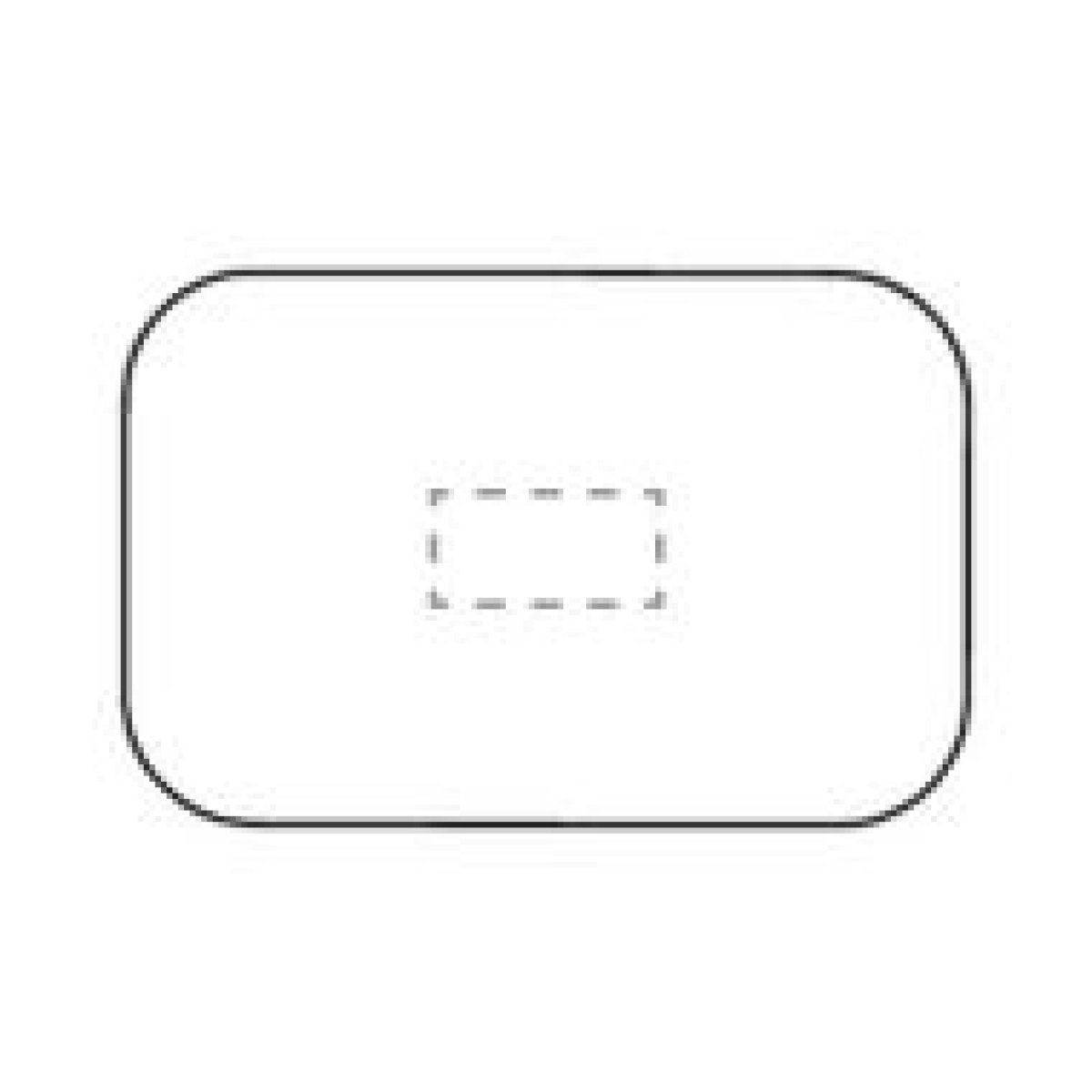 Midori lunchbox - PP - bamboe deksel - sluitelastiek - op deksel midden