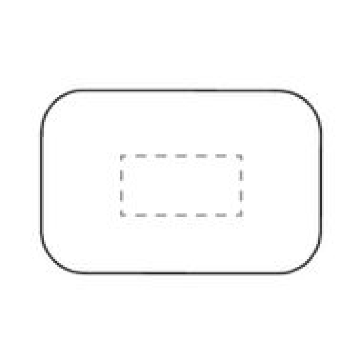 Midori lunchbox - PP - bamboe deksel - sluitelastiek - op deksel midden