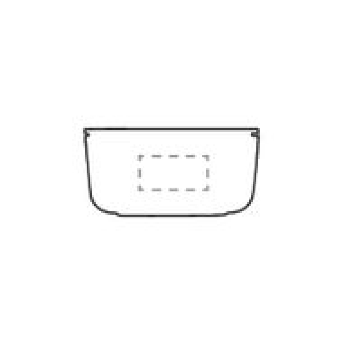 Midori lunchbox - PP - bamboe deksel - sluitelastiek - op 1e korte zijde