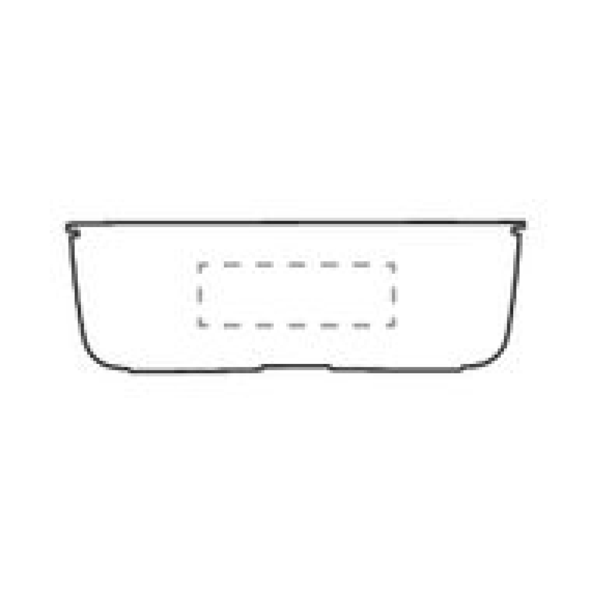 Midori lunchbox - PP - bamboe deksel - sluitelastiek - op 1e lange zijde