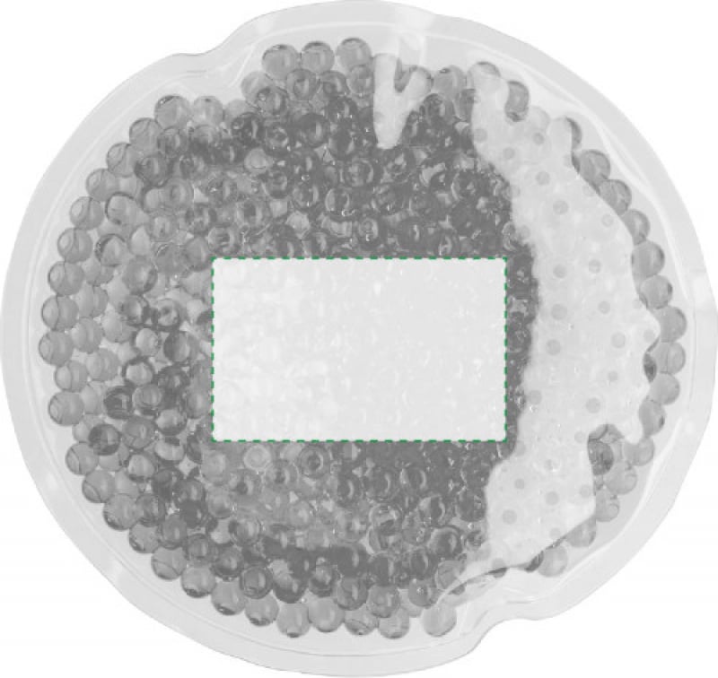 Ronde PVC hot/cold pack - Achterzijde Ronde PVC hot/cold pack - Achterzijde