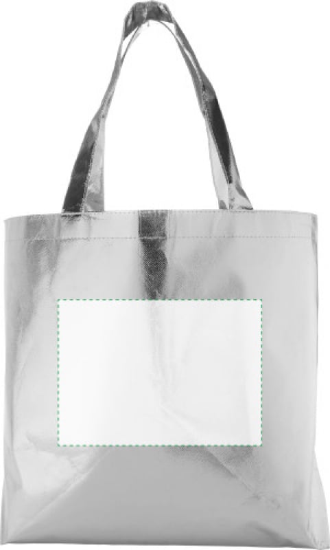 Boodschappentas 44.5 x 11 x 35 cm - non-woven 80 gr/m² - 17 L - Achterzijde