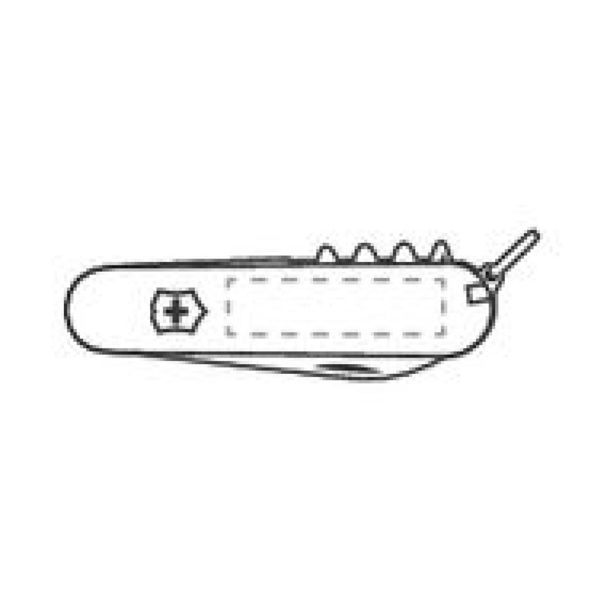 Victorinox Waiter zakmes - op voorzijde handgreep