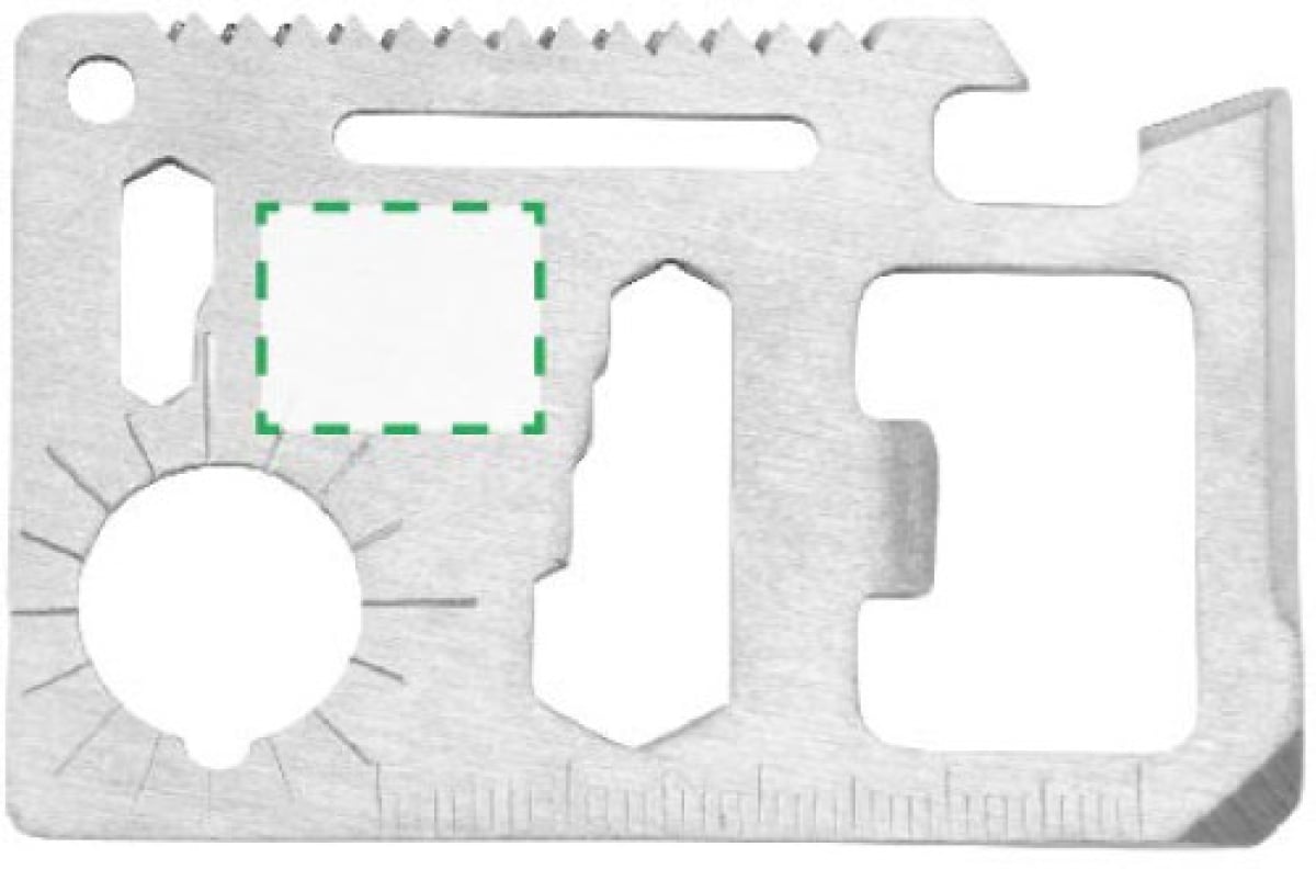 RVS multifunctioneel gereedschap - Bovenzijde