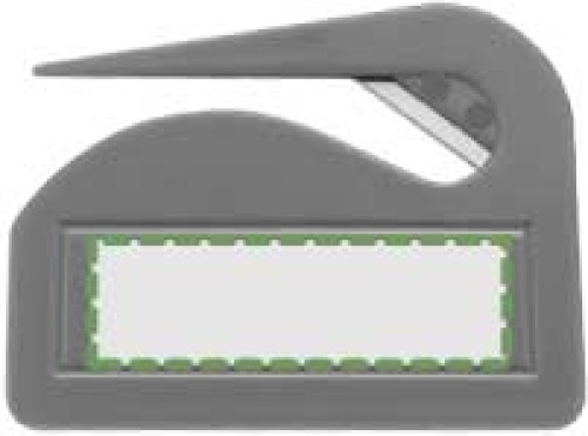 Briefopener met metalen snijgedeelte - Voorzijde Briefopener met metalen snijgedeelte - Voorzijde