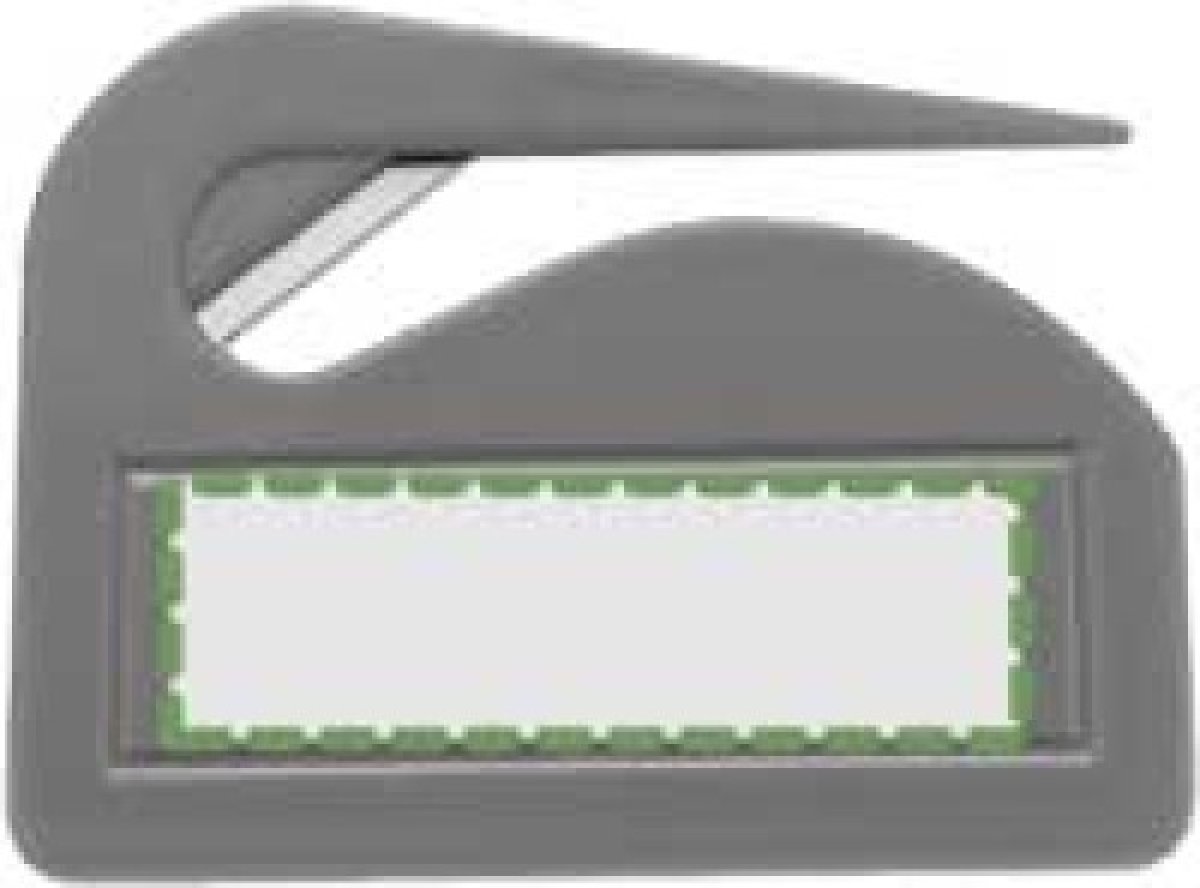 Briefopener met metalen snijgedeelte - Achterzijde Briefopener met metalen snijgedeelte - Achterzijde