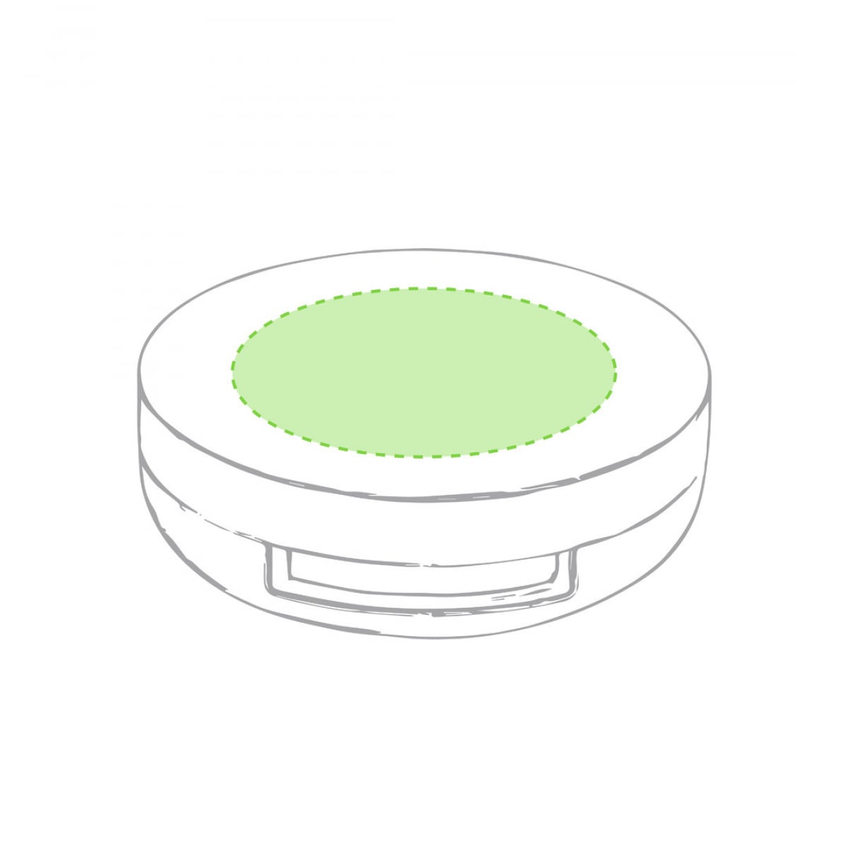 Zendal lippenbalsem - vanille - SPF 15 - met spiegeltje - On the lid