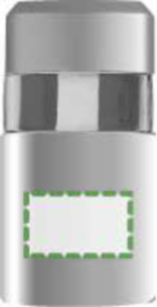 Schmink stick - 7,4 cm - 29 gram - met draaiwiel - Achterzijde