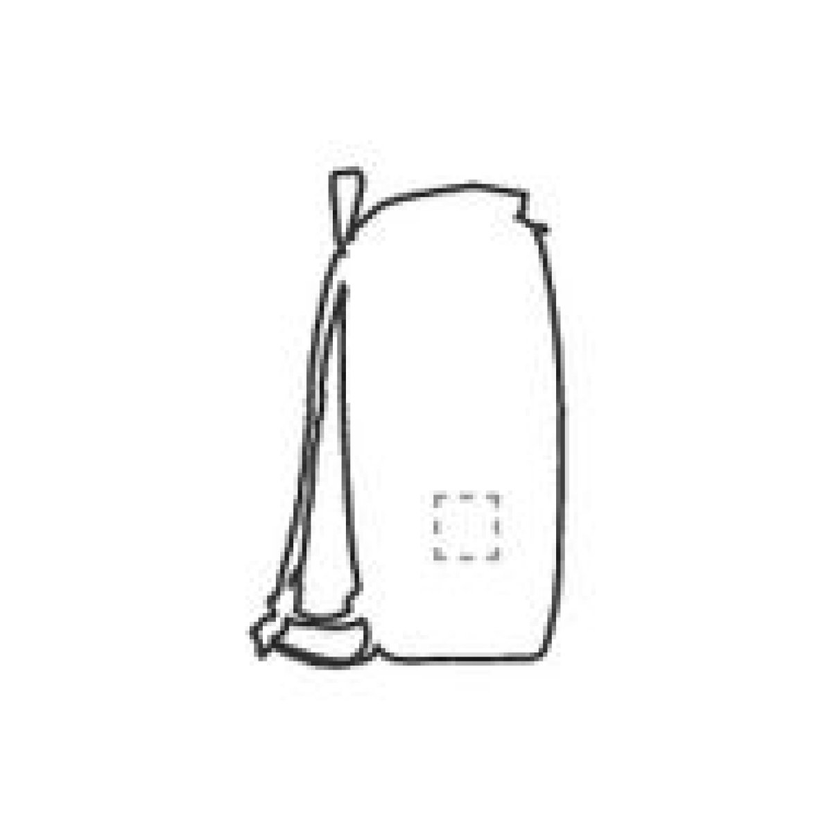 Nolan rugzak - 30L - rPET polyester - waterafstotend - op zijvak links