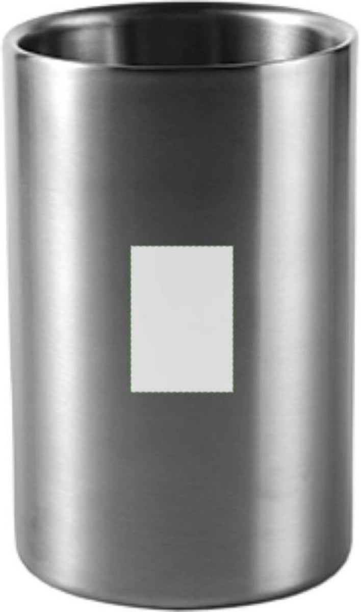 Dubbelwandige roestvrijstalen wijnkoeler - Voorzijde