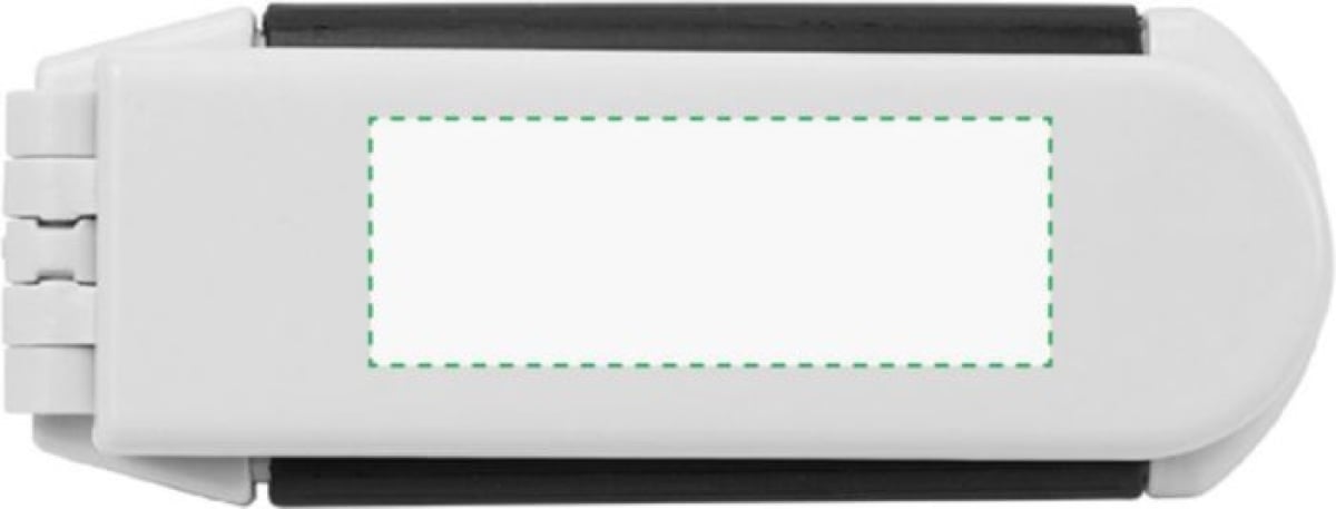 Haarborstel met spiegel - Bovenzijde Haarborstel met spiegel - Bovenzijde