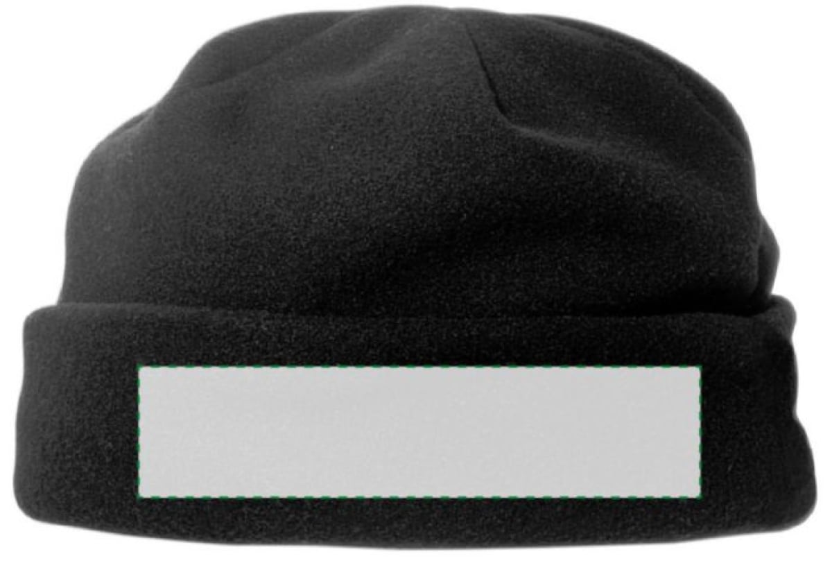 Elliana fleecemuts - polyester - met omslag - Voorzijde Elliana fleecemuts - polyester - met omslag - Voorzijde