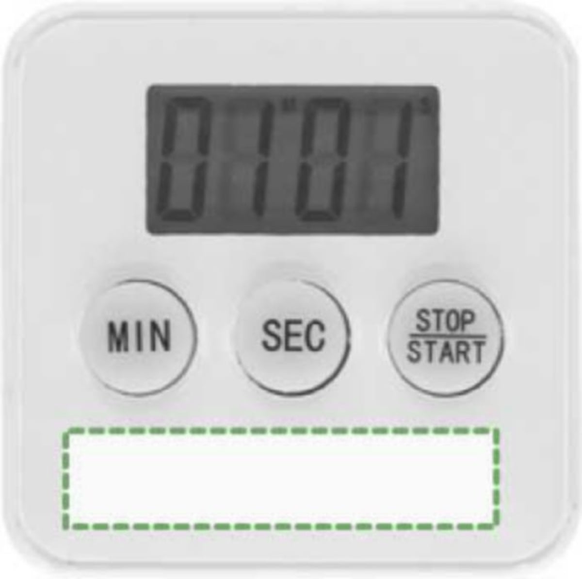 Kookwekker met magneet - Voorzijde