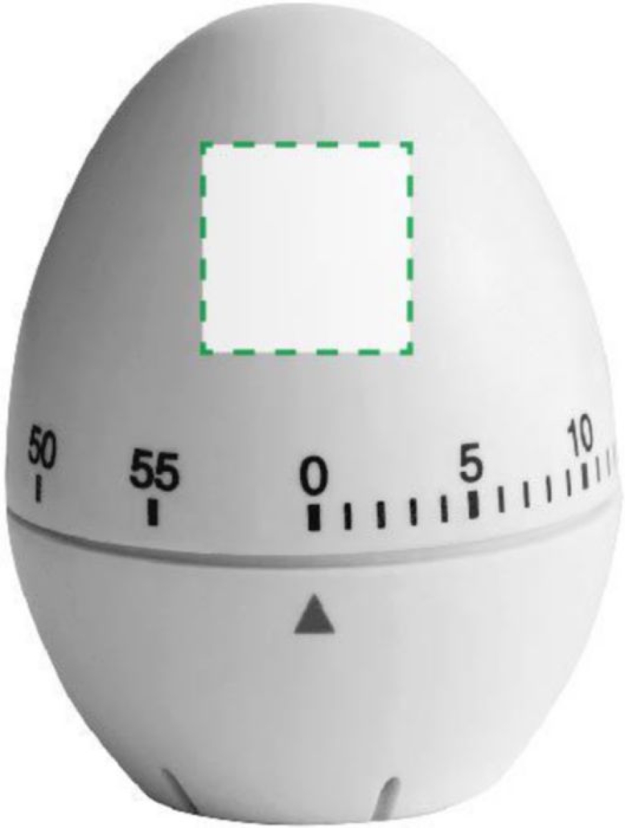 Kunststof kookwekker eivorm - Voorzijde