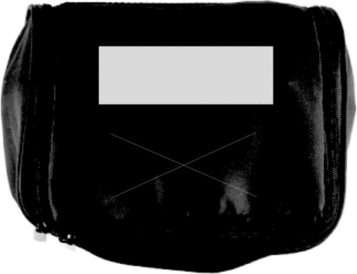 Noelle toilettas - polyester - diverse opbergvakjes - ophanghaak - Voorzijde