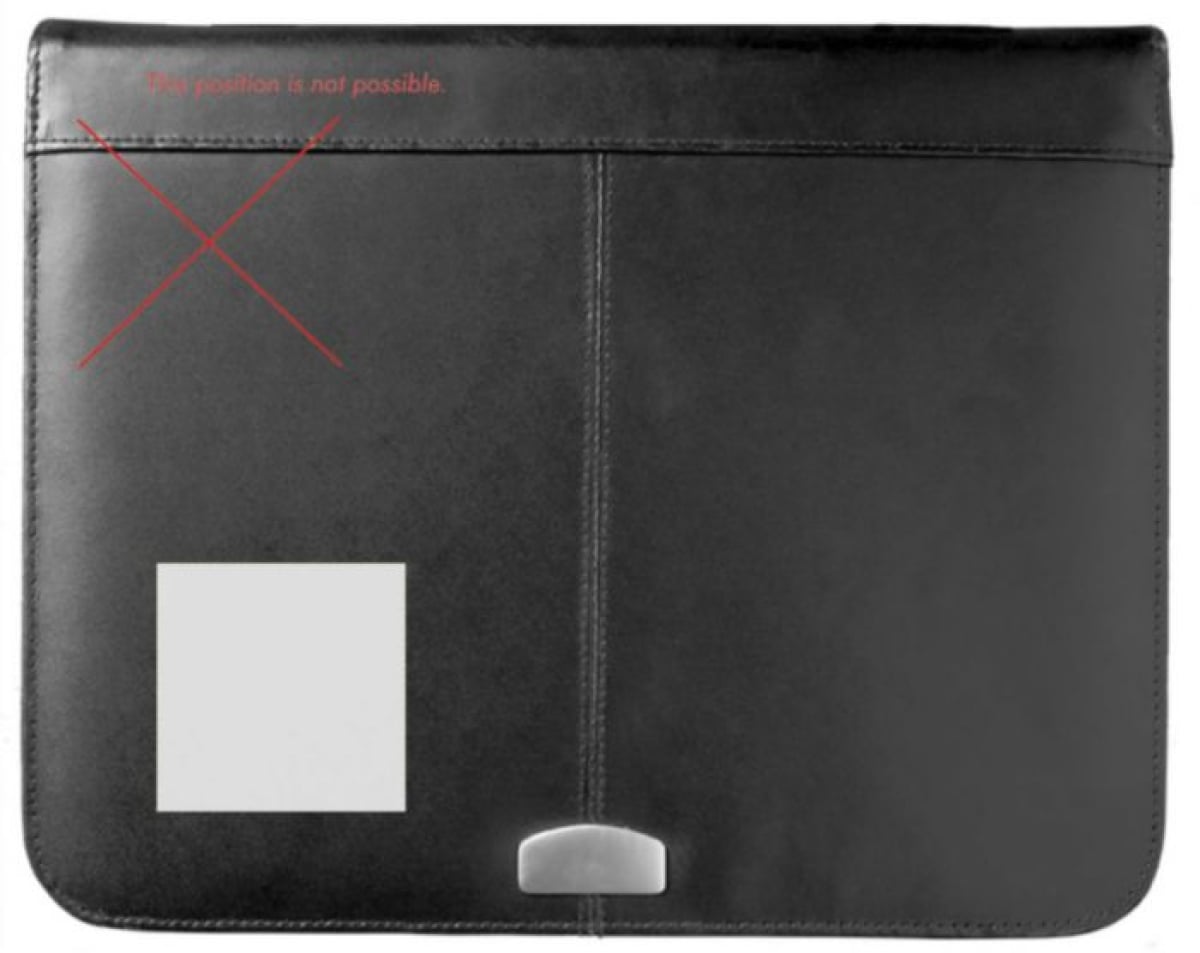 Documentenmap Frederick - Gebonden leer - Voorzijde