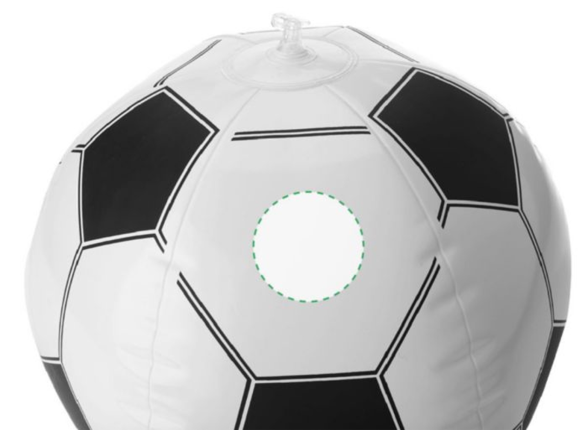 Voetbal - Ø 28 cm - PVC - opblaasbaar - Voorzijde