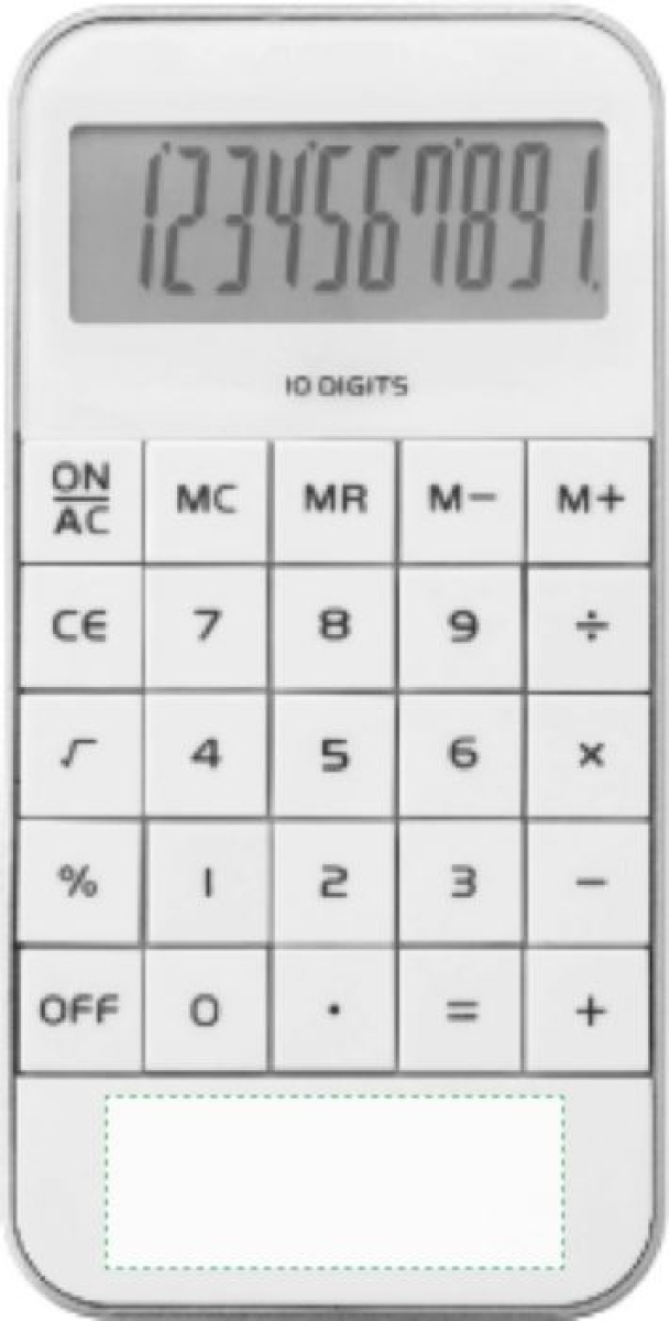 Calculator in vorm van telefoon, 10-digits - Voorzijde