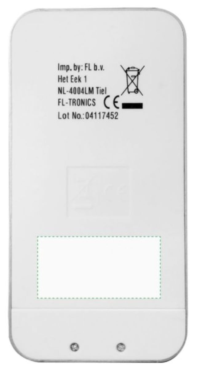 Calculator in vorm van telefoon, 10-digits - Achterzijde