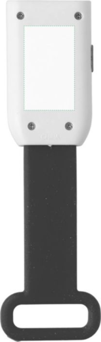 Kunststof fietslampje met 4 LED lampjes - Achterzijde