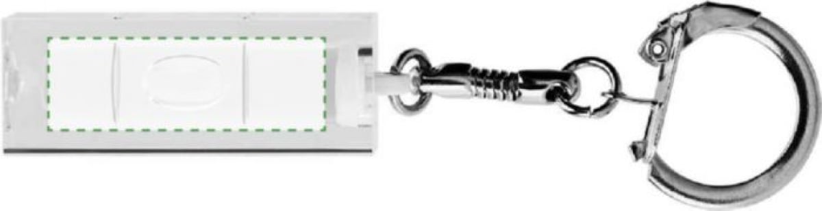 Waterpas sleutelhanger - kunststof - 4 cm - Bovenzijde Waterpas sleutelhanger - kunststof - 4 cm - Bovenzijde