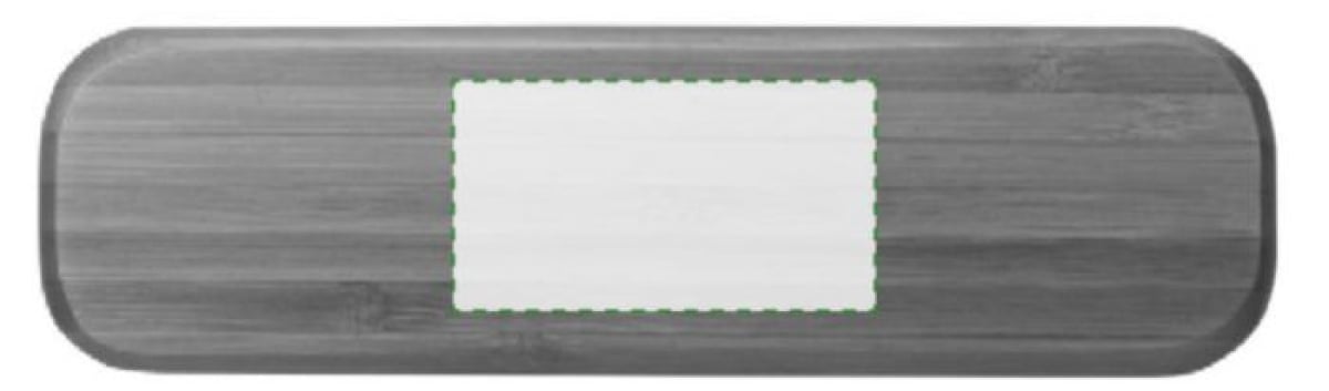 Addie pennenset - bamboe - blauwe inkt - balpen en rollerbalpen - geschenkverpakking - Bovenzijde