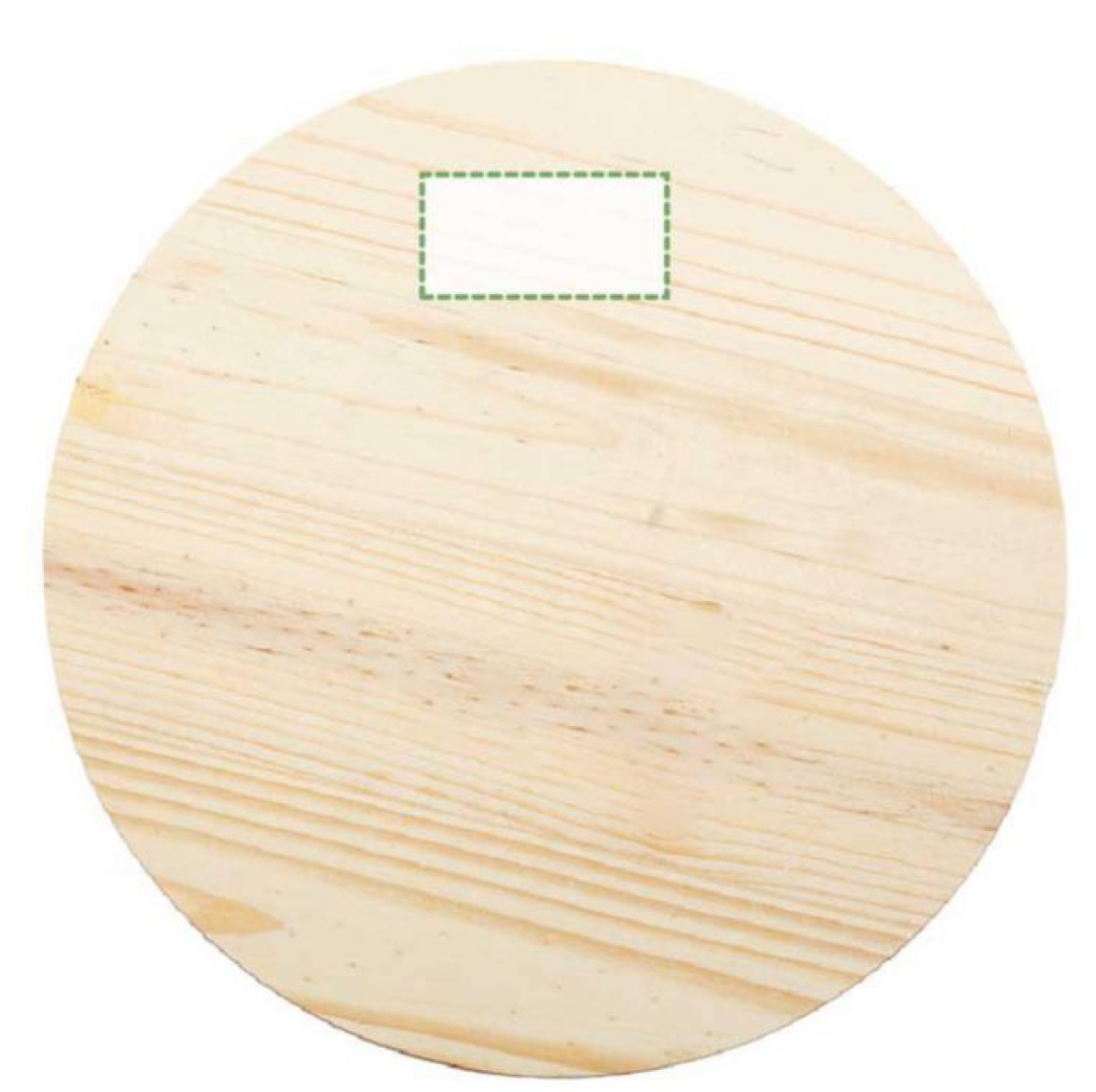 Kaasplank Ø 25,2 cm - grenen hout - 3-delig - Bovenzijde