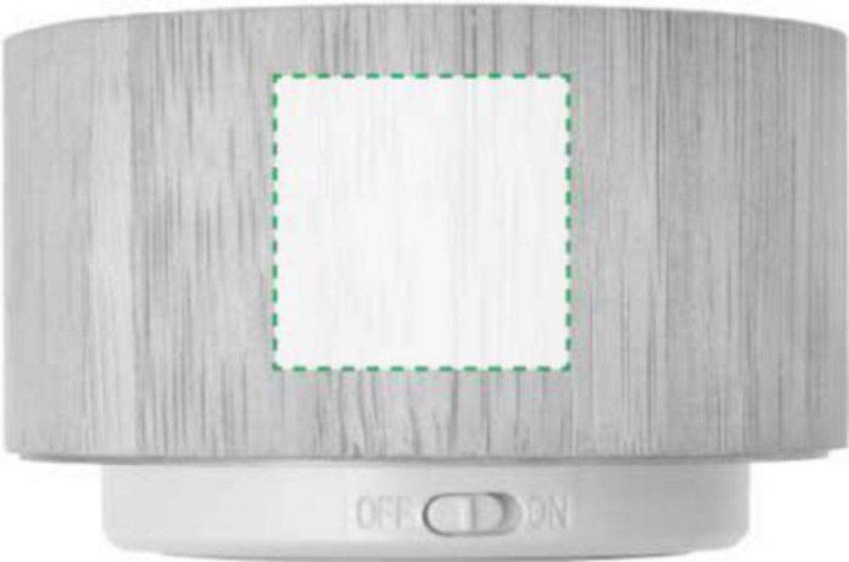 Bamboe draadloze speaker - Voorzijde