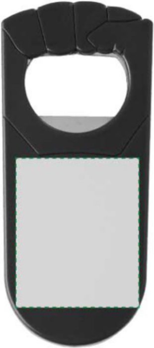 Tay flesopener - kunststof - vuistvormig - Bovenzijde