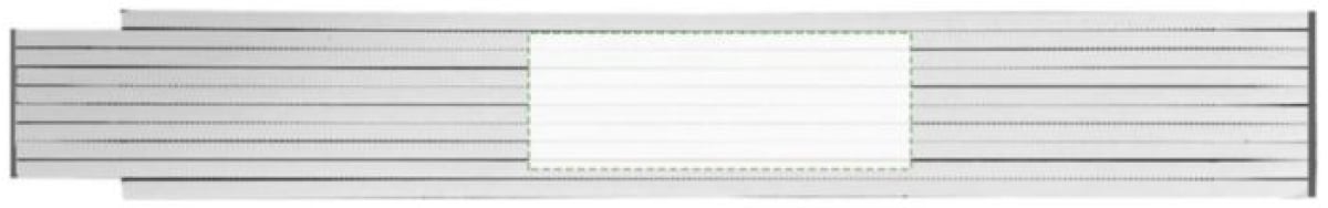 Duimstok Stabila Pro 2 meter - Achterzijde