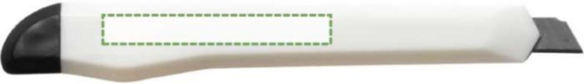 Kunststof hobbymes met 12 mesjes - Zijkant