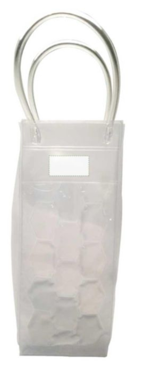 Flessenkoeler voor 1 fles - PVC - draaghandvat - Voorzijde